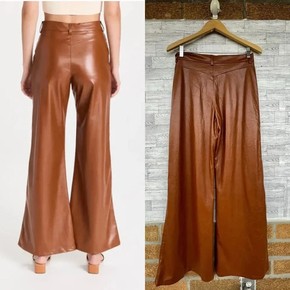 Enza Costa
Vegan Leather Wide Leg Pants size 27 tall - Picture 4 of 17